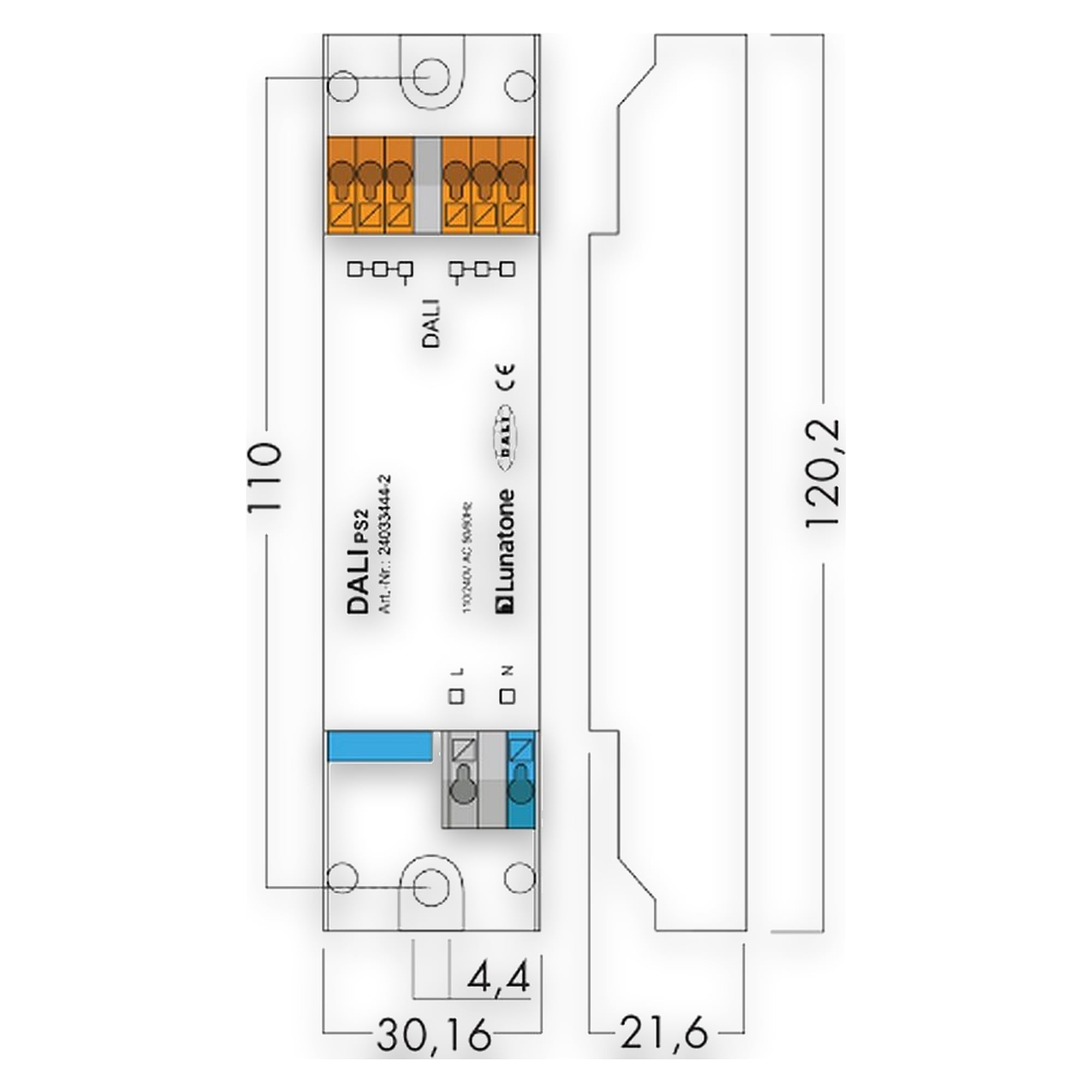Glamox LMS DALI POWER SUPPLY C_ANCH