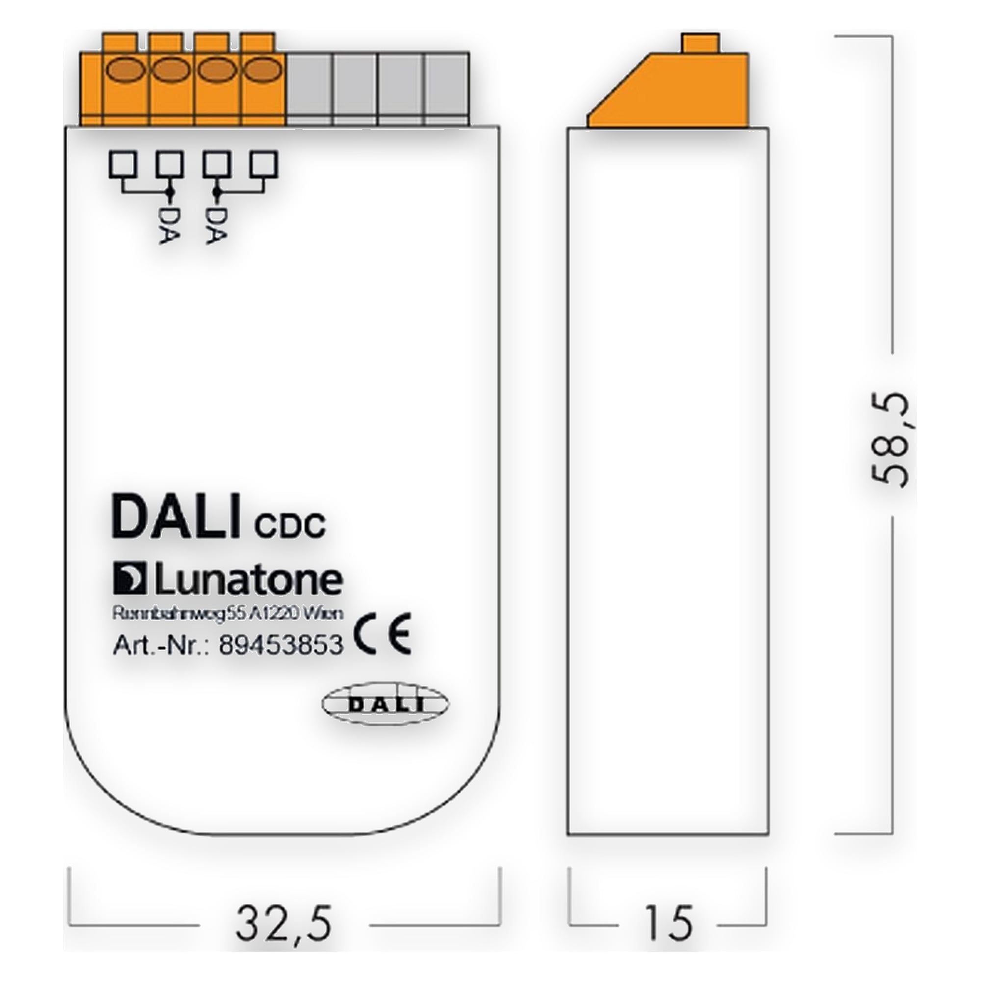 Glamox LMS DALI CCT TIMER TYPE CDC