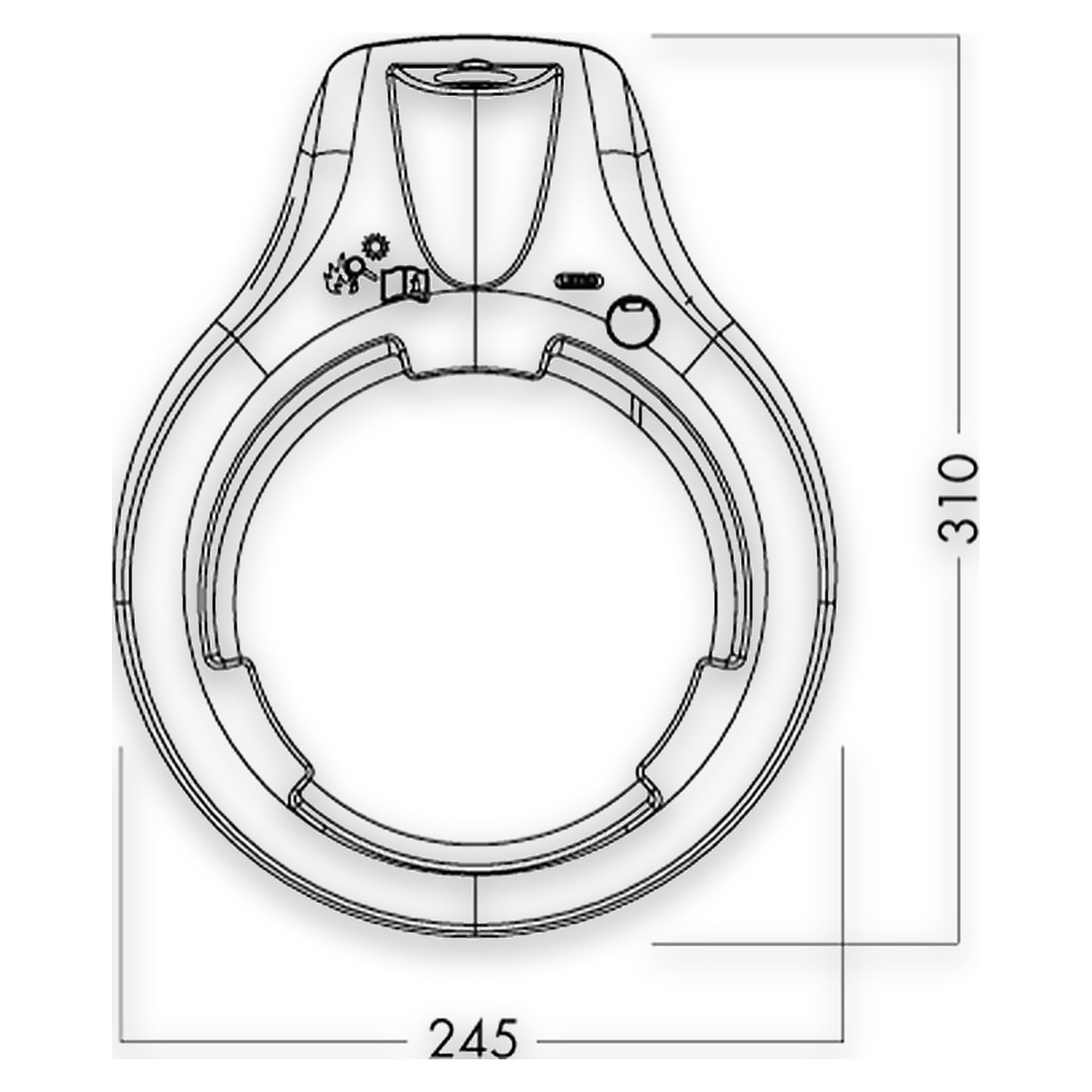 Glamox Circus LED-Leuchte, 753 lm, 4000 K (Ra 90)