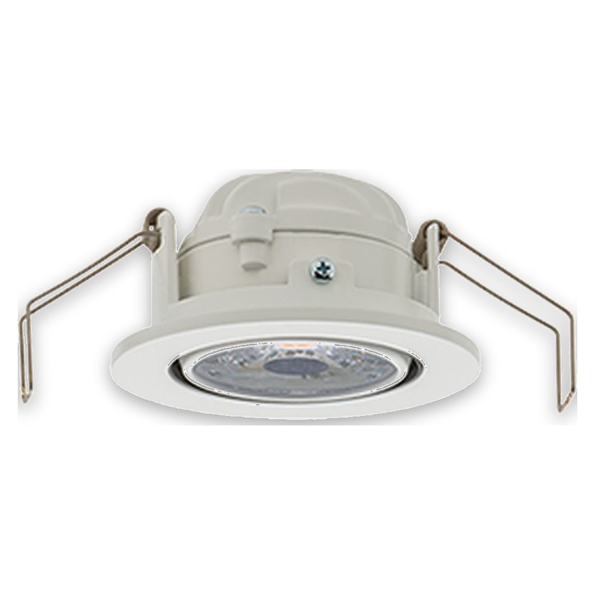 Glamox D40-R70A downlight, 469 lm, 3000 K, mains-powered