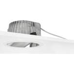 Glamox D70519891. Downlights D70-R195 LED 1400 DALI 830 XA/WH