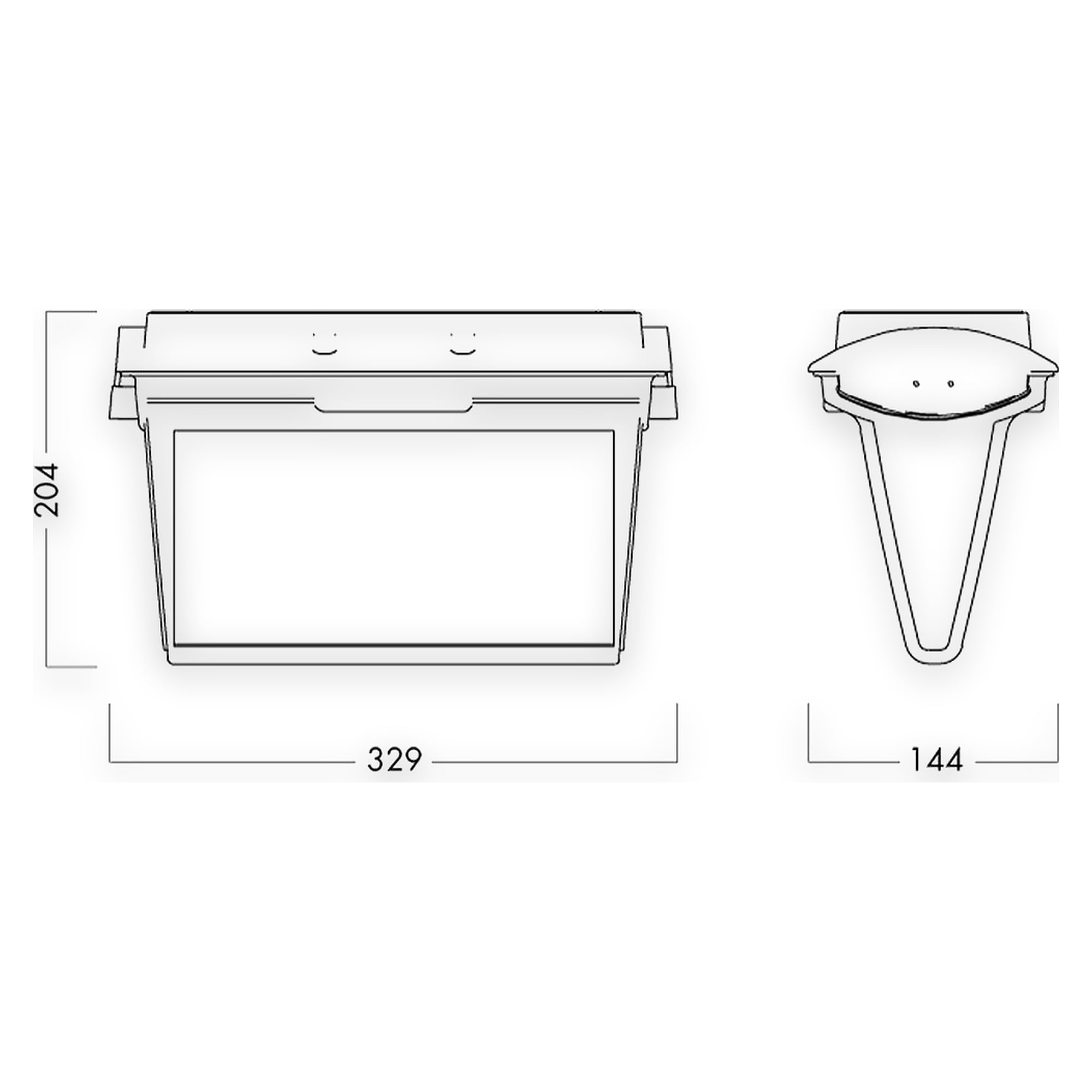 Glamox E20-S G2 LED Z/230V AC/DC