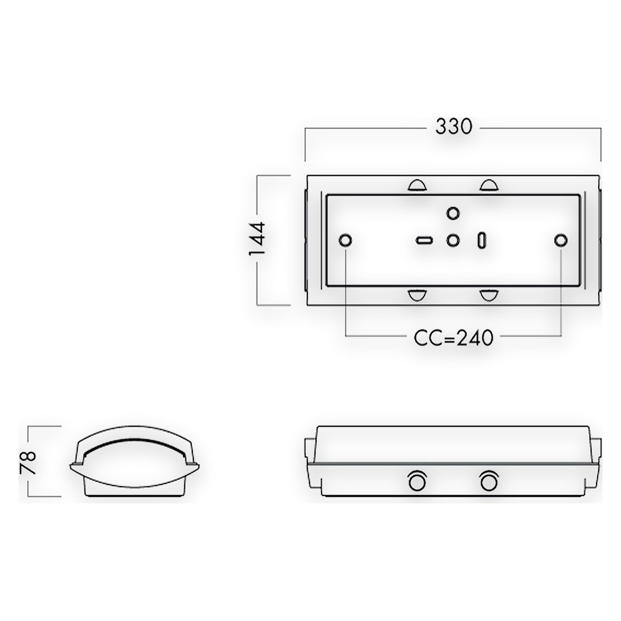 Glamox E20-S G2 LED M/NM E3 DALI