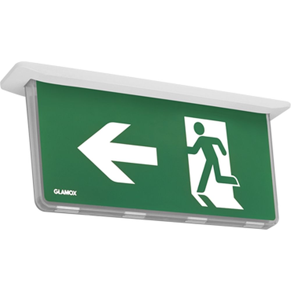 Glamox E80011230. Notlichtleuchten E80-R 15x26 UP LED E1/ST