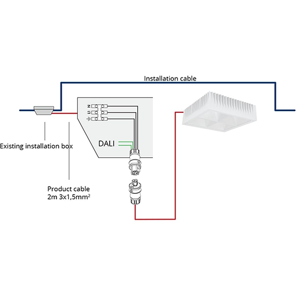 Glamox EXT001007. Wireless Lösungen LMS EXT CHW-SEN QW C2