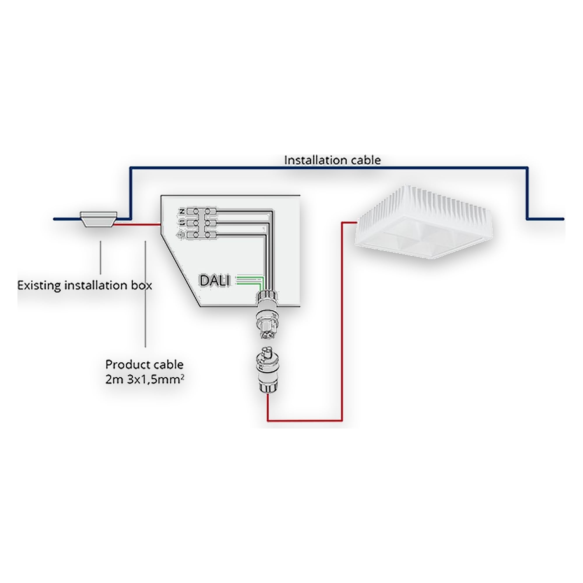 Glamox LMS EXT CHW-SEN QW C2