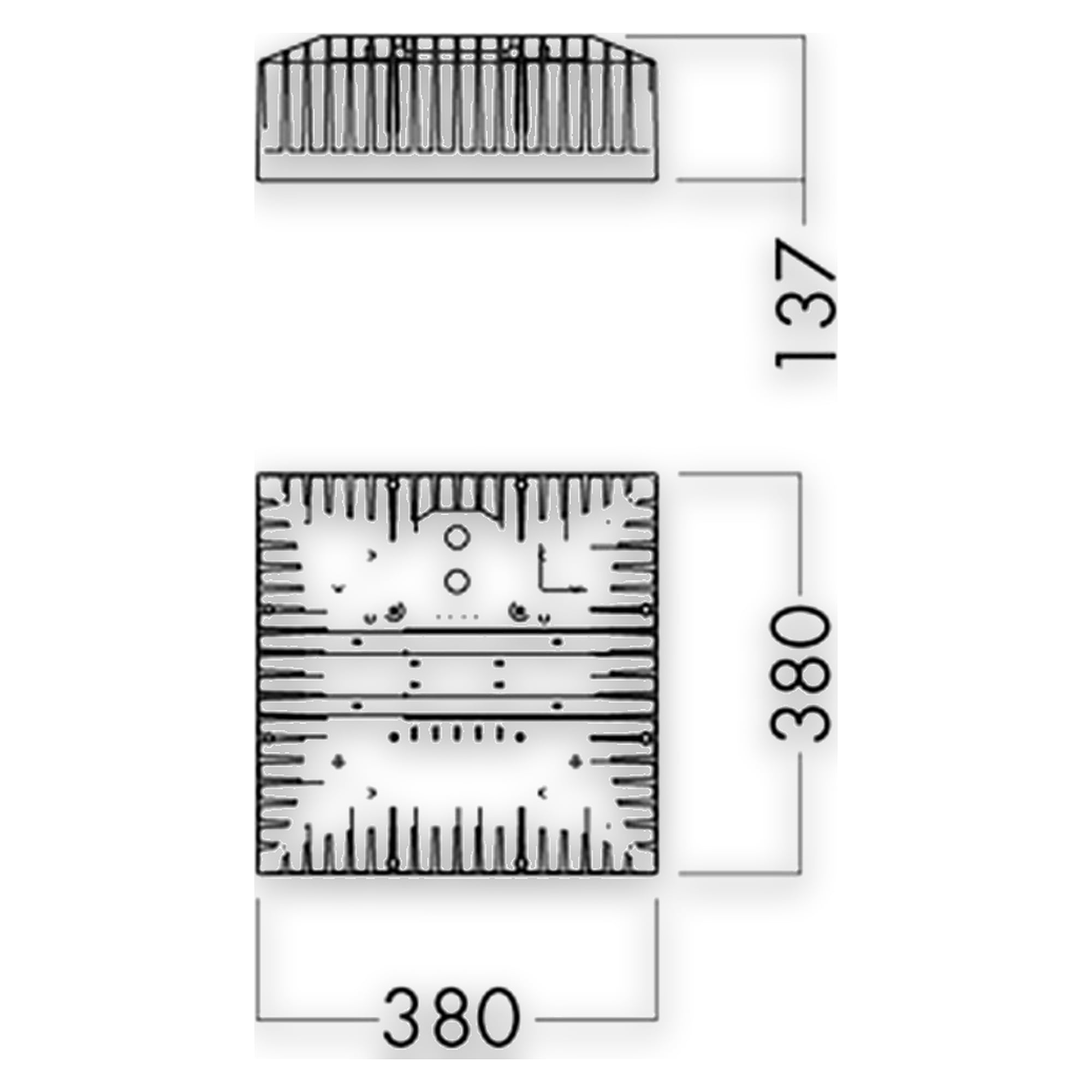 Glamox i81 industrial luminaire, 26228 lm, 4000 K, DALI dimmable
