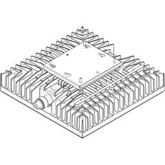 Glamox I85000001. Industrie Beleuchtung I85 LOW ceiling bracket Z