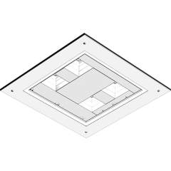 Glamox I85000006. Industrie Beleuchtung I85 WB RECESSING Frame Z RAL9006