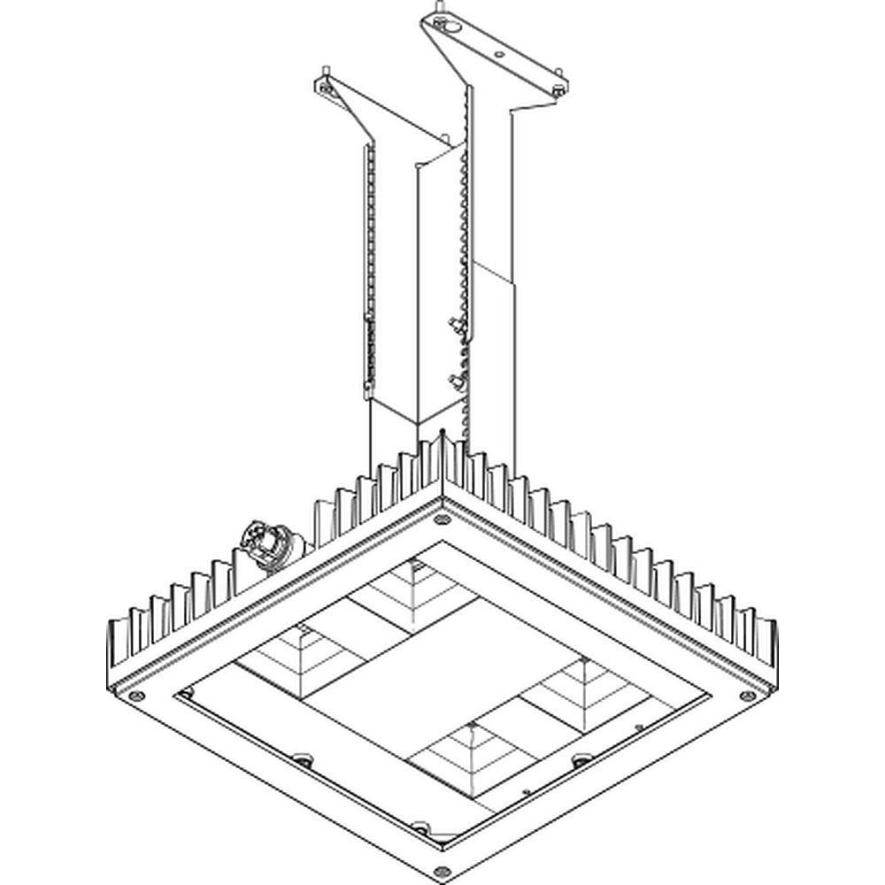 Glamox I85000023. Industrie Beleuchtung I85Adjustable ceiling bracket 660-1000 mm Z