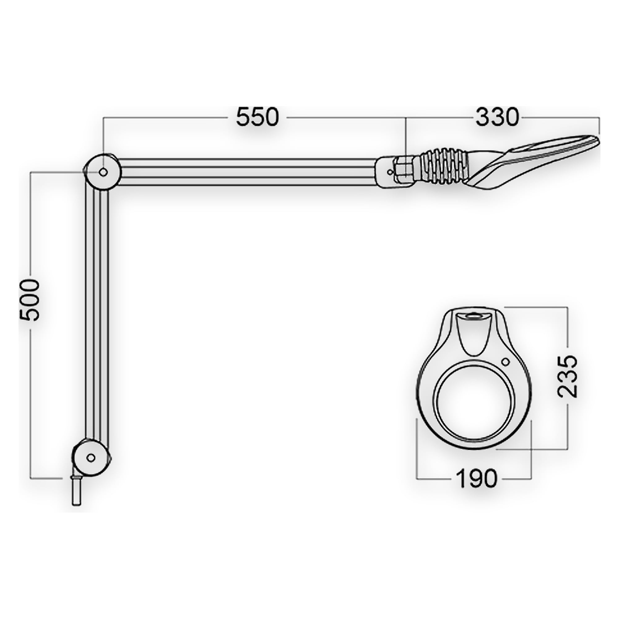 Glamox KFM LED-Leuchte, 900 lm, 4000 K