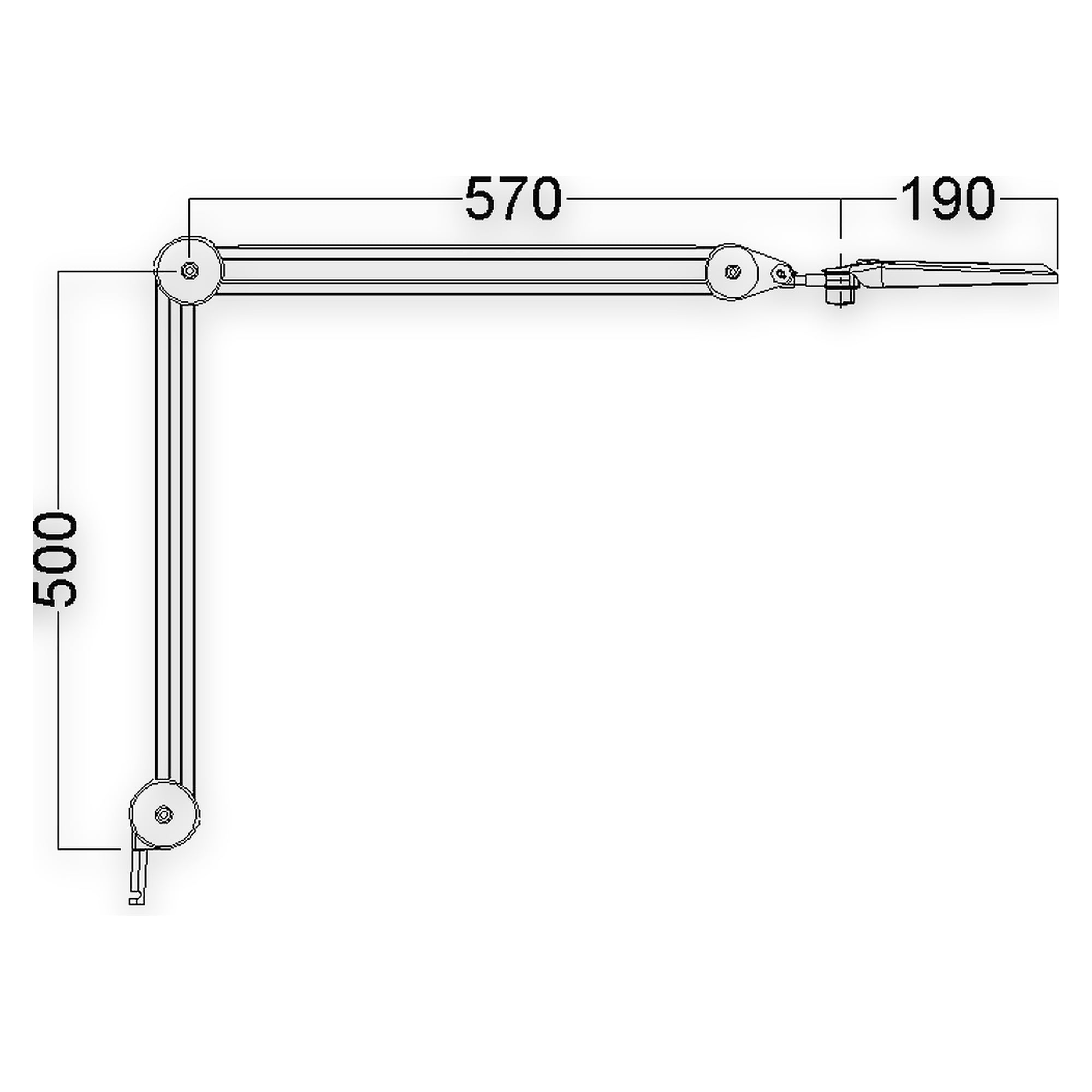 Glamox LFM LED luminaire, 686 lm, 4000 K