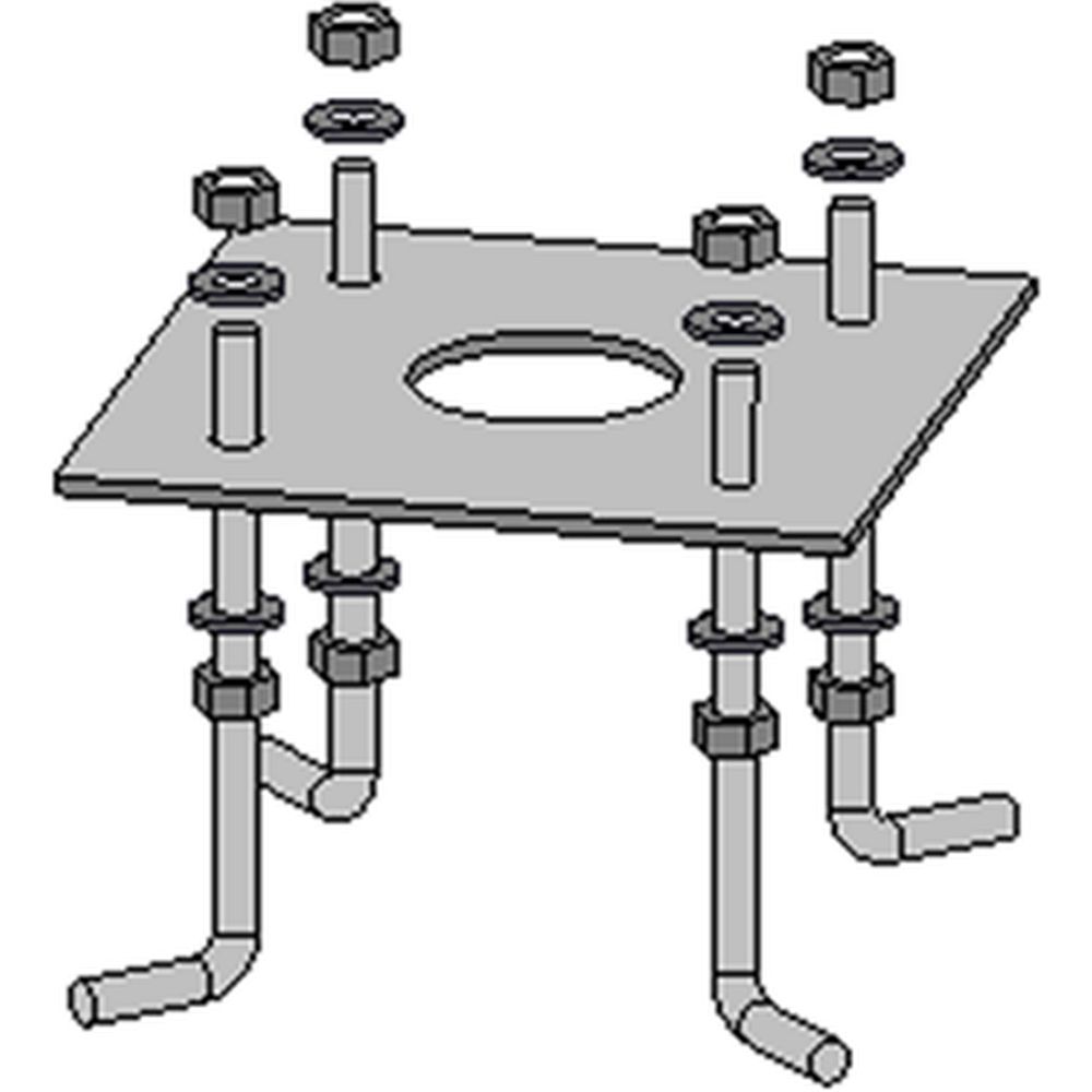 Glamox O36685012. Außenleuchten O36 BASE Plate schwarz