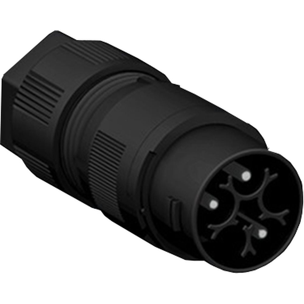 Glamox T538001MAL. VERBINDUNGSSTECKER Stucchi schwarz 3800 Male 3P