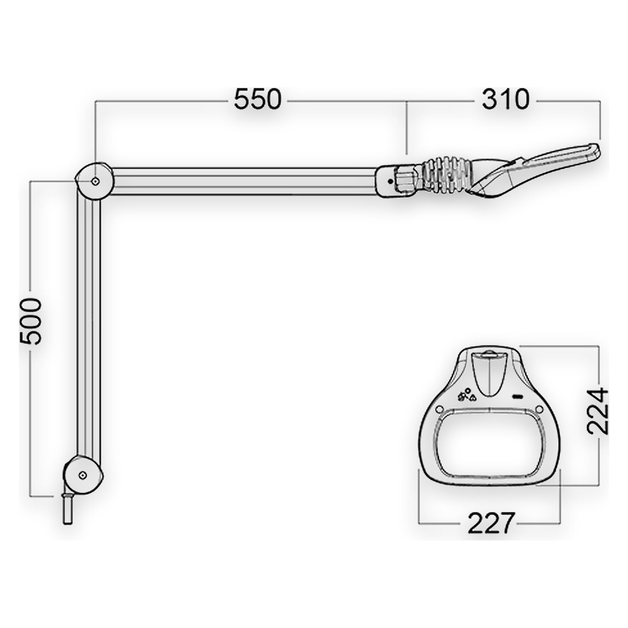 Glamox Wave LED-Leuchte, 764 lm, 4000 K