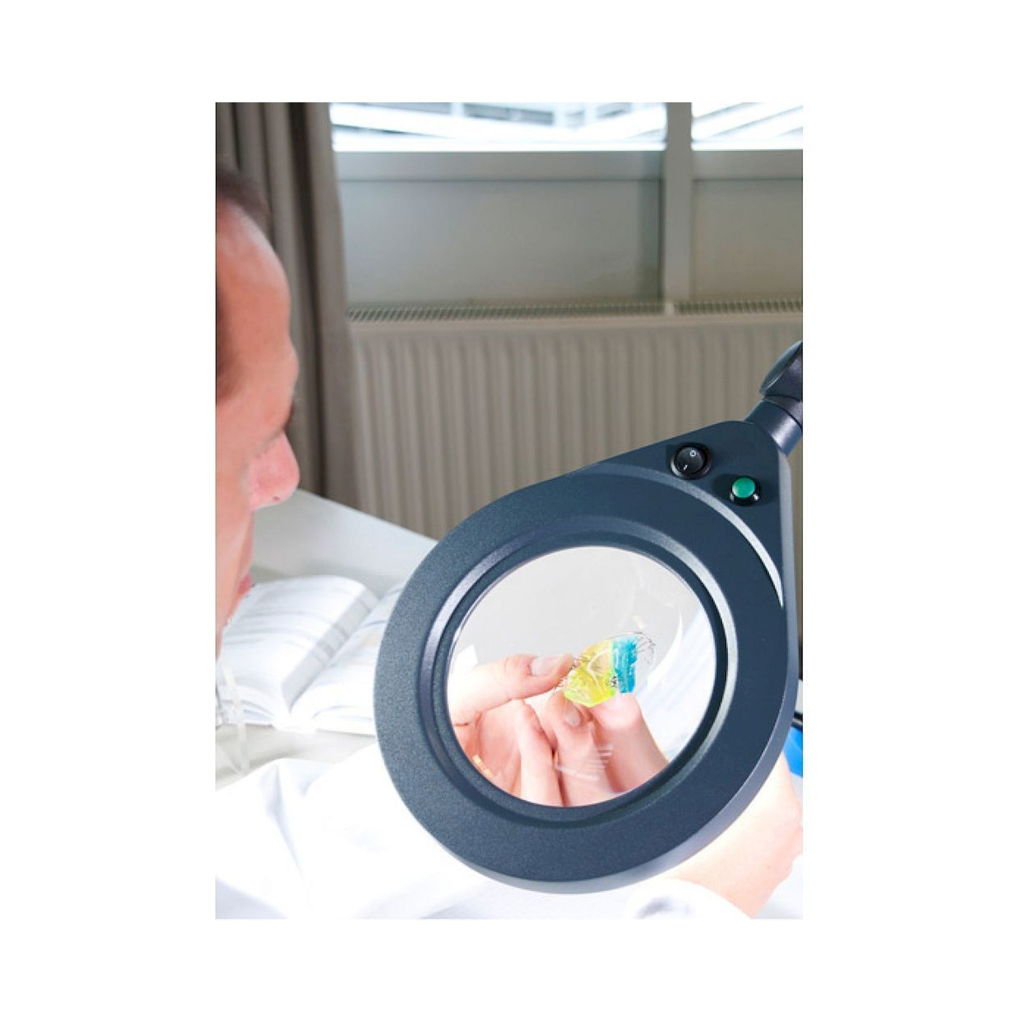 LENSLED II LED-Lupenleuchte Gelenkarm 3,5 dpt, dimmbar, IP40 - LED2WORK 120810-11