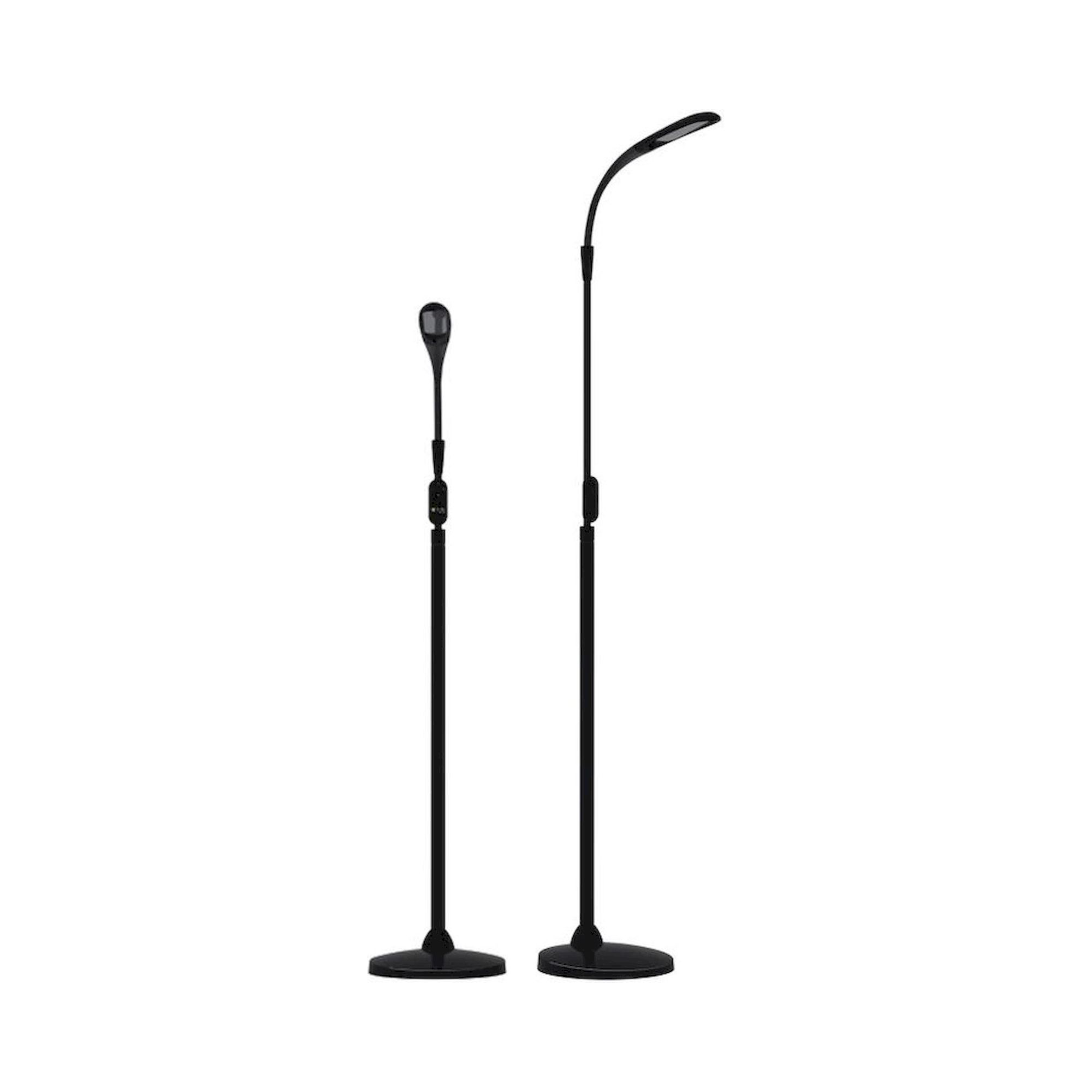 Light4Vision LV3010-S. LED-Stehlampe Stella Sky TWO, dimmbar, flexibel, schwarz