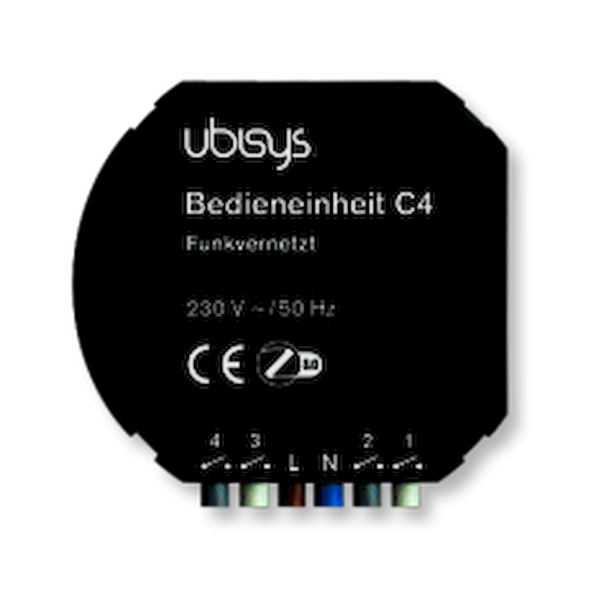 Glamox B25502001. Wireless Lösungen LMS ZIGBEE INPUT UNIT 4B