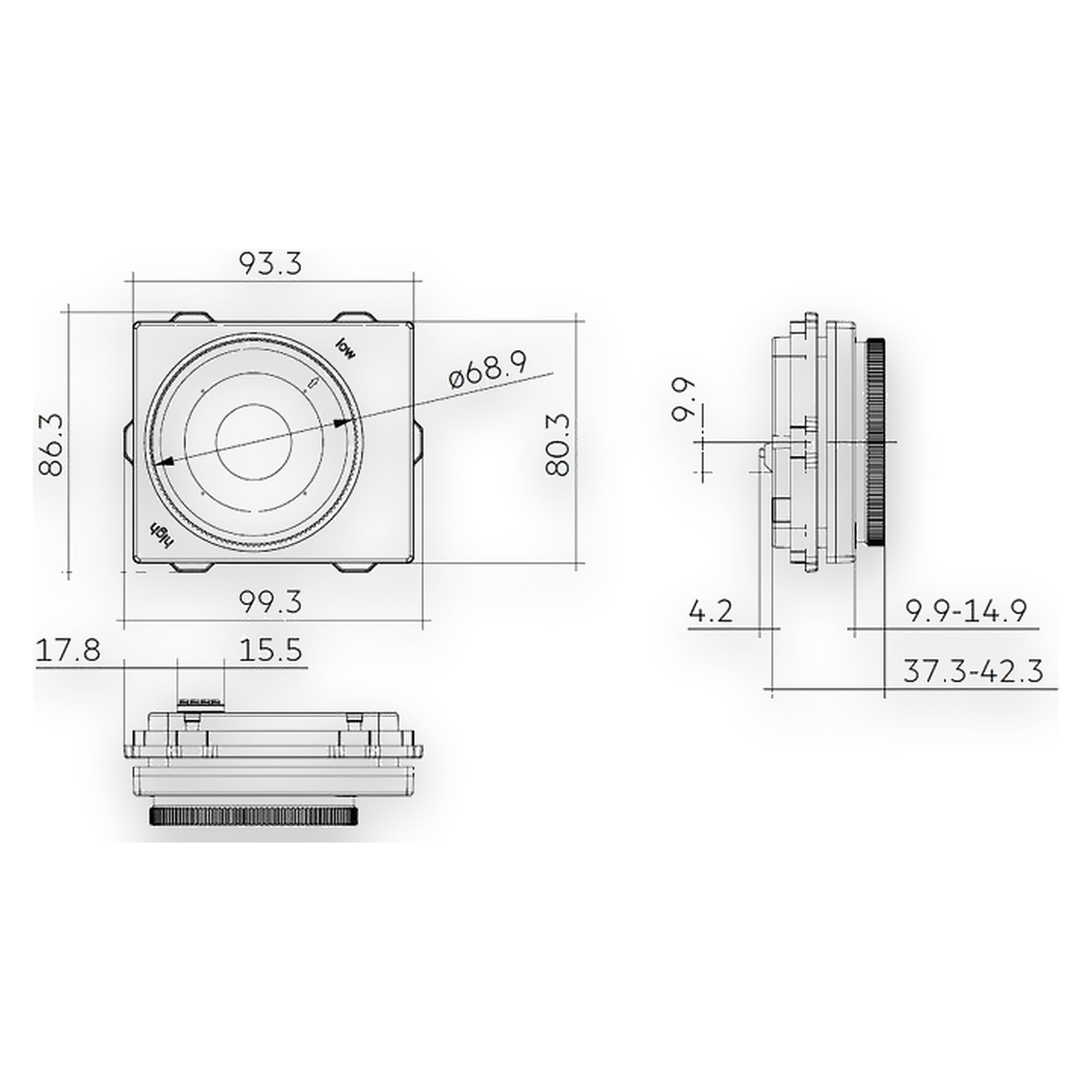 Glamox LMS DALI-2 PIR CLS SENSORHEAD 16M