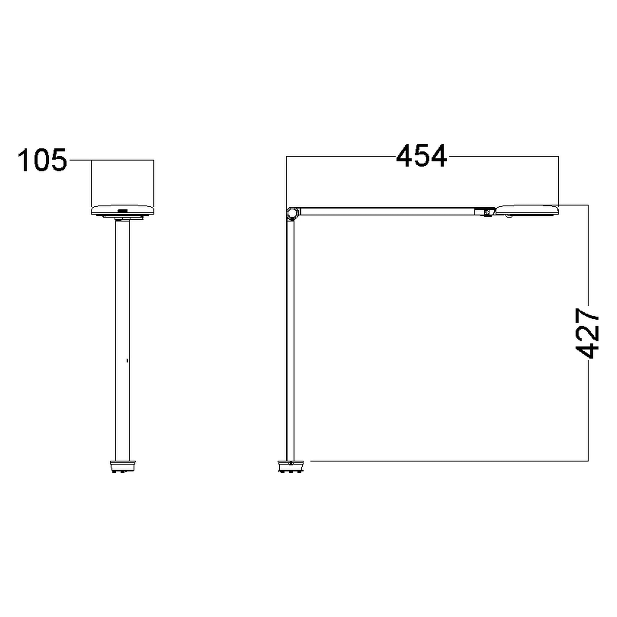 Glamox Motus armbasierte Leuchte, 835 lm, 3000 K (Ra 90)