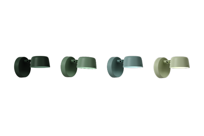 Glamox MOT028698. Dekorative Leuchten Motus Wall Silk Teal 800 940-927 CP1.8 D2W EU