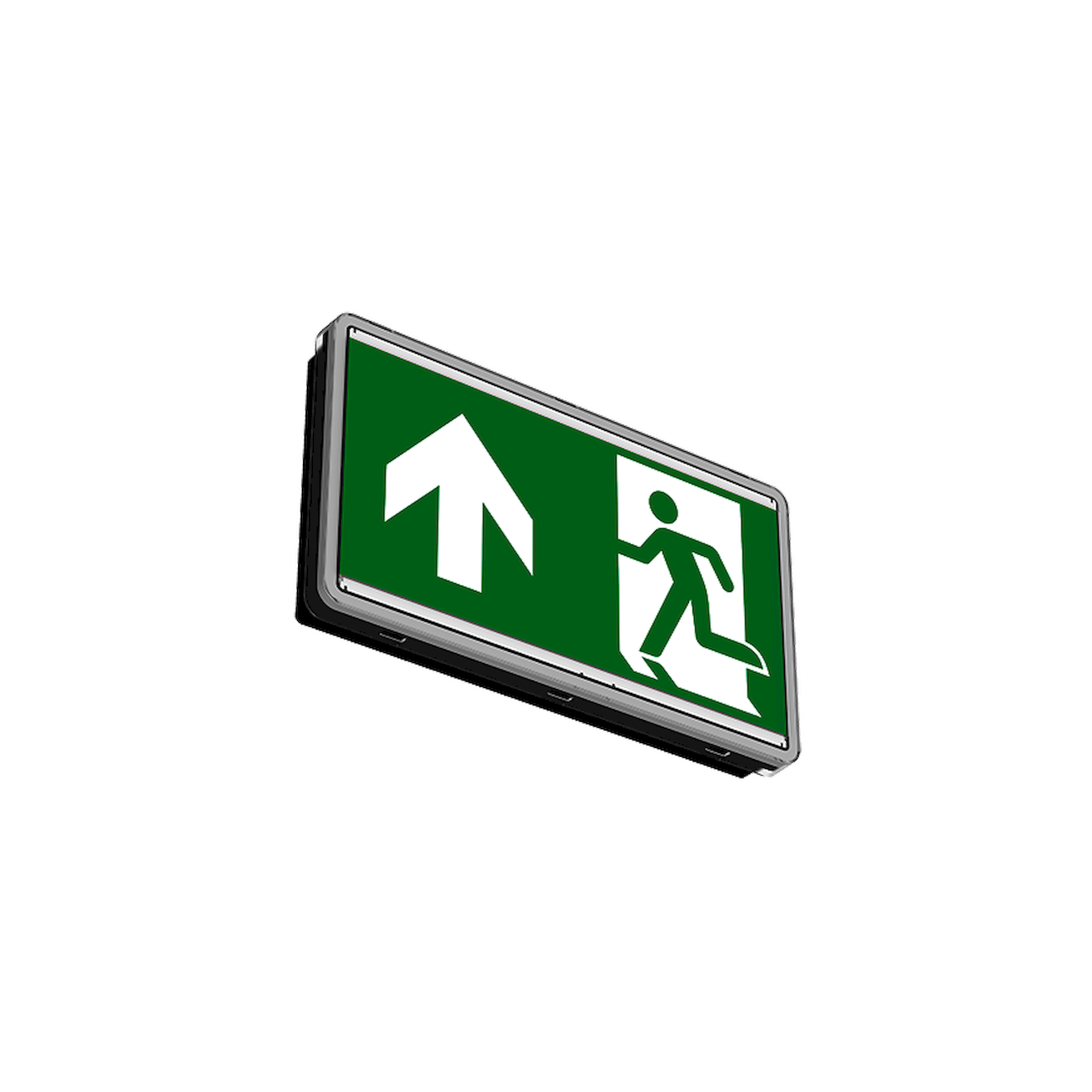 Glamox ORT108010. Notlichtleuchten ORTUS-W BL E1/S HO SIGN