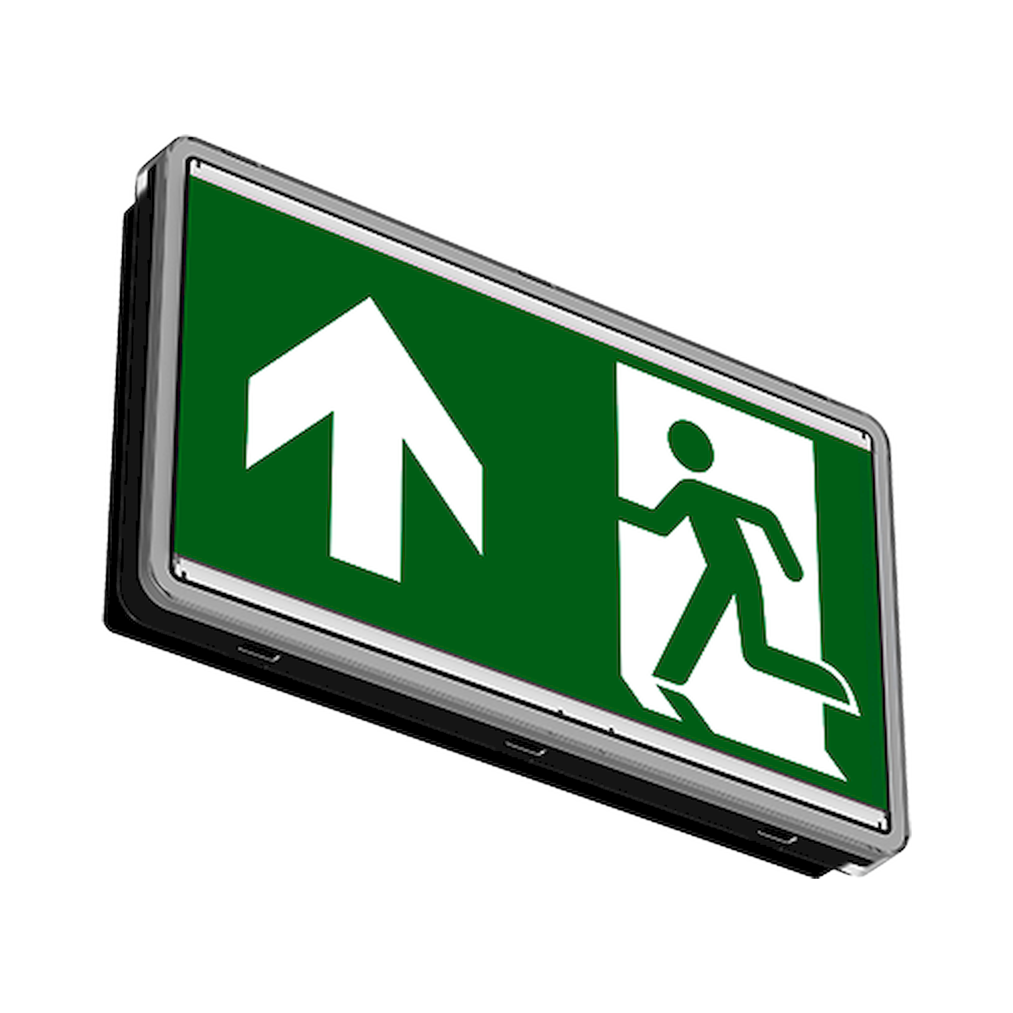 Glamox ORT108003. Notlichtleuchten ORTUS-W BL E1/DALI LO SIGN
