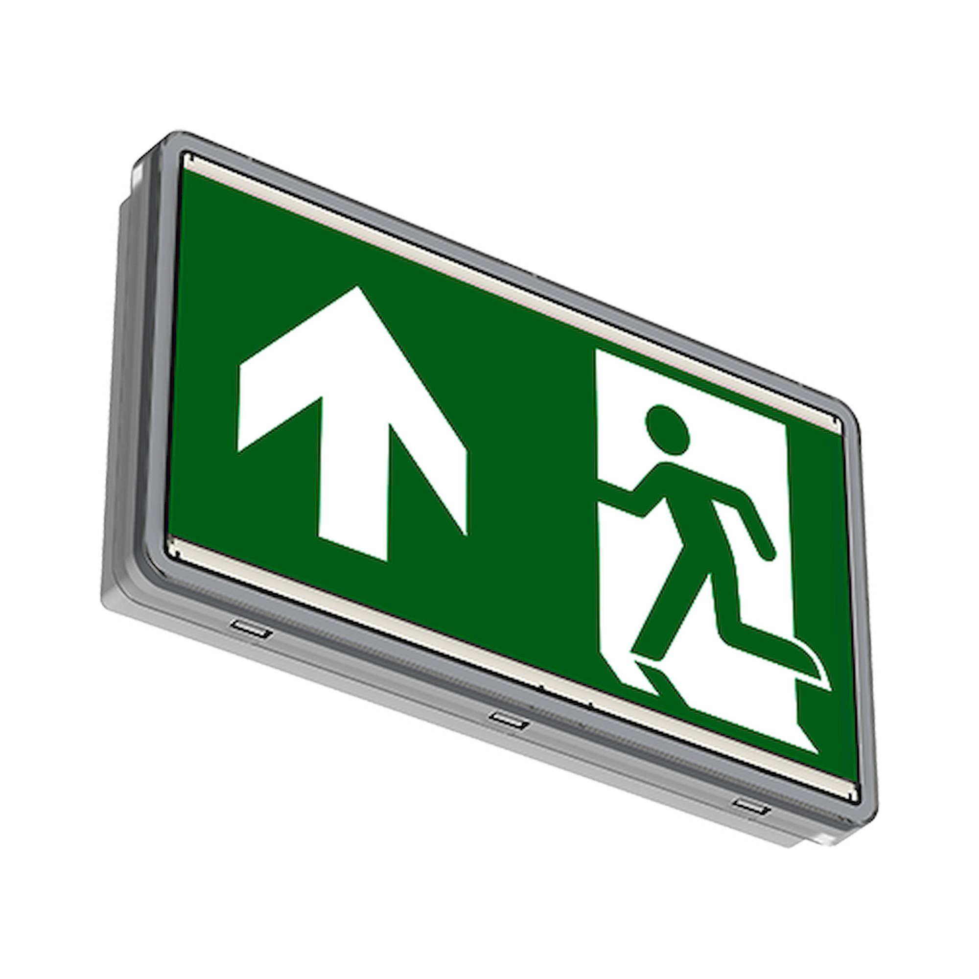 Glamox ORT108006. Notlichtleuchten ORTUS-W WH E1/DALI HO SIGN