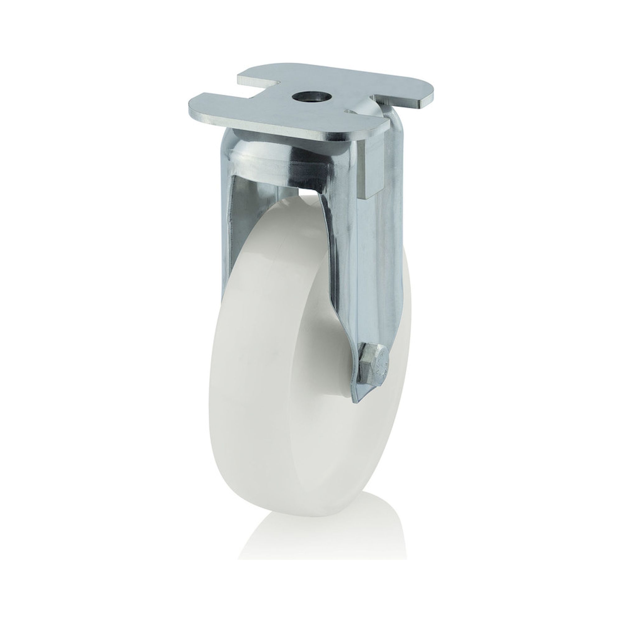 RBKNE100x27P64x64. Einzelrad, Bockrolle