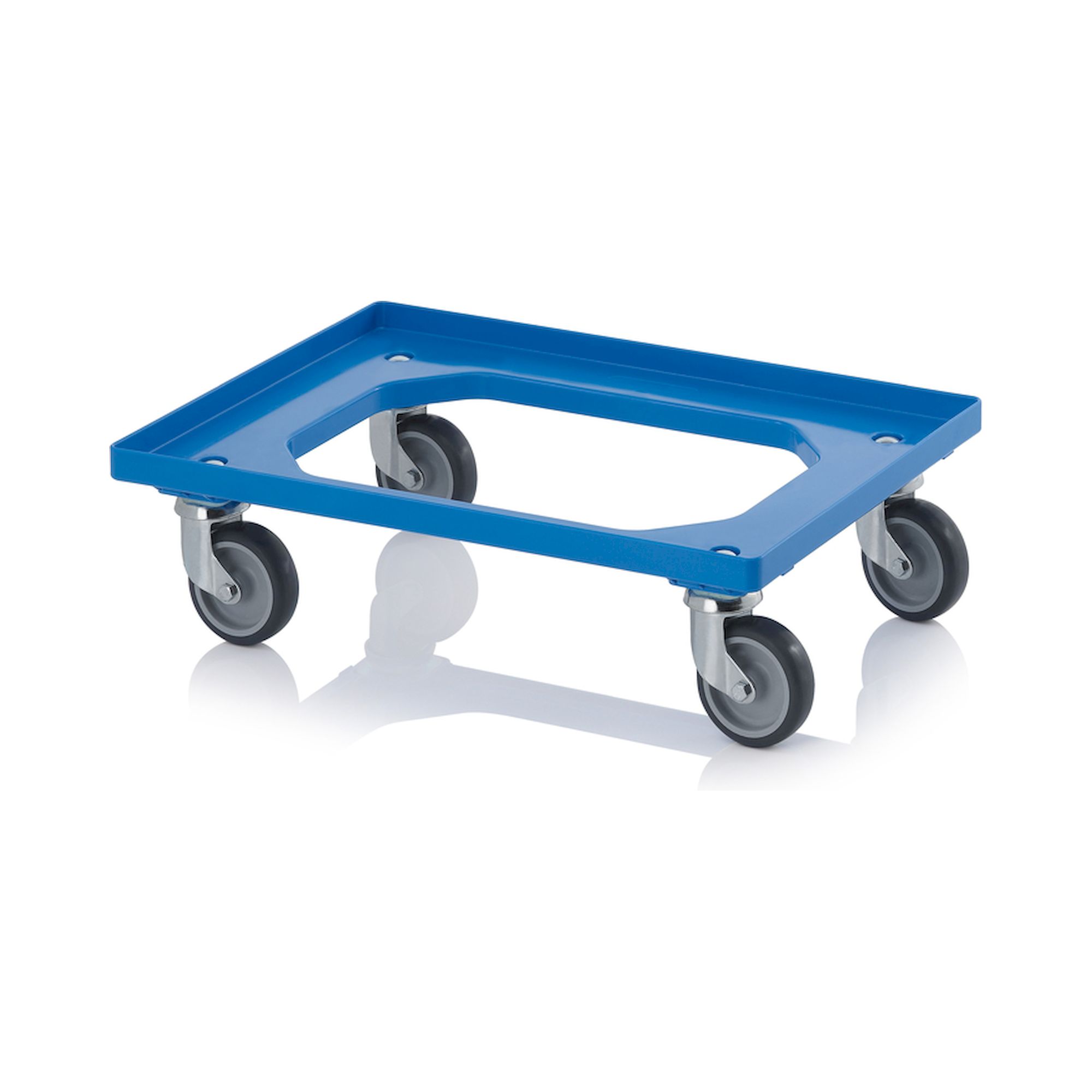 RO 64 GU-5015. Transportroller Kompakt mit Gummirädern, 61,6x41,6x17,2 cm