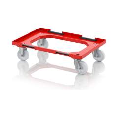 Auer RO V 64 PA BO.L-3020. Transportroller Kompakt mit Verknüpfungssystem und Polyamid-Rädern