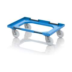 Auer RO V 64 PA.L-5015. Transportroller Kompakt mit Verknüpfungssystem und Polyamid-Rädern