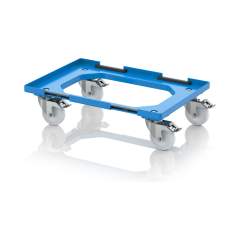 Auer RO V 64 PAX FE.L-5015. Transportroller Kompakt mit Verknüpfungssystem und Polyamid-Rädern