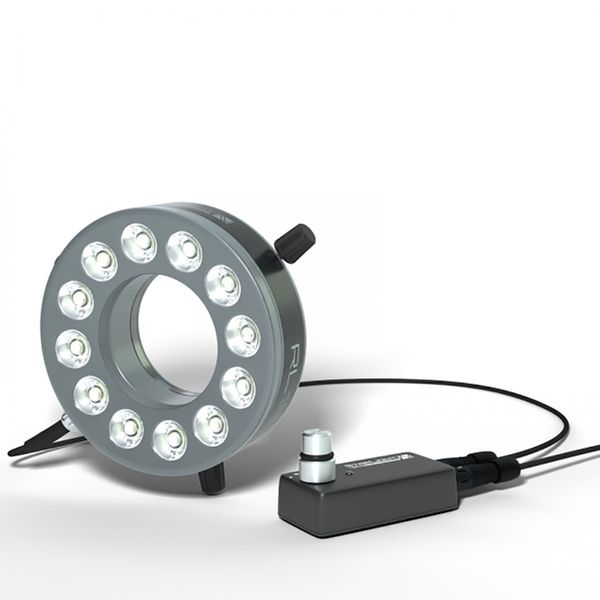 Starlight 100-008095. LED-Ringlicht, blau 470 nm, Arbeitsabstand 40 mm - 220 mm optimal 100 mm