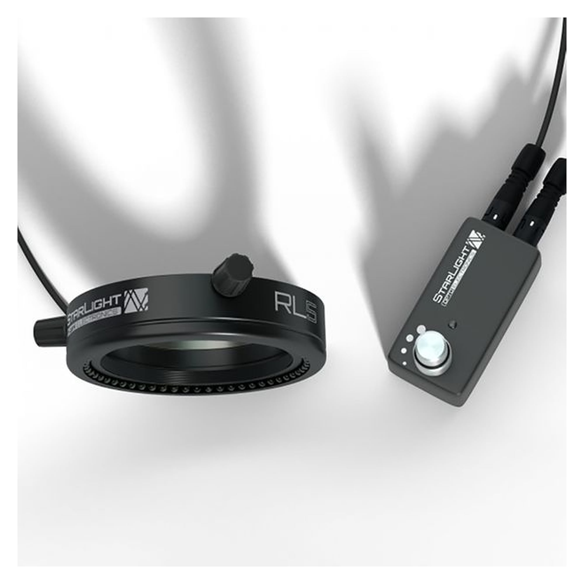 Starlight 100-010172. LED-Ringlicht UV und IR, UV 405 nm, Spanndurchmesser max. 88 mm