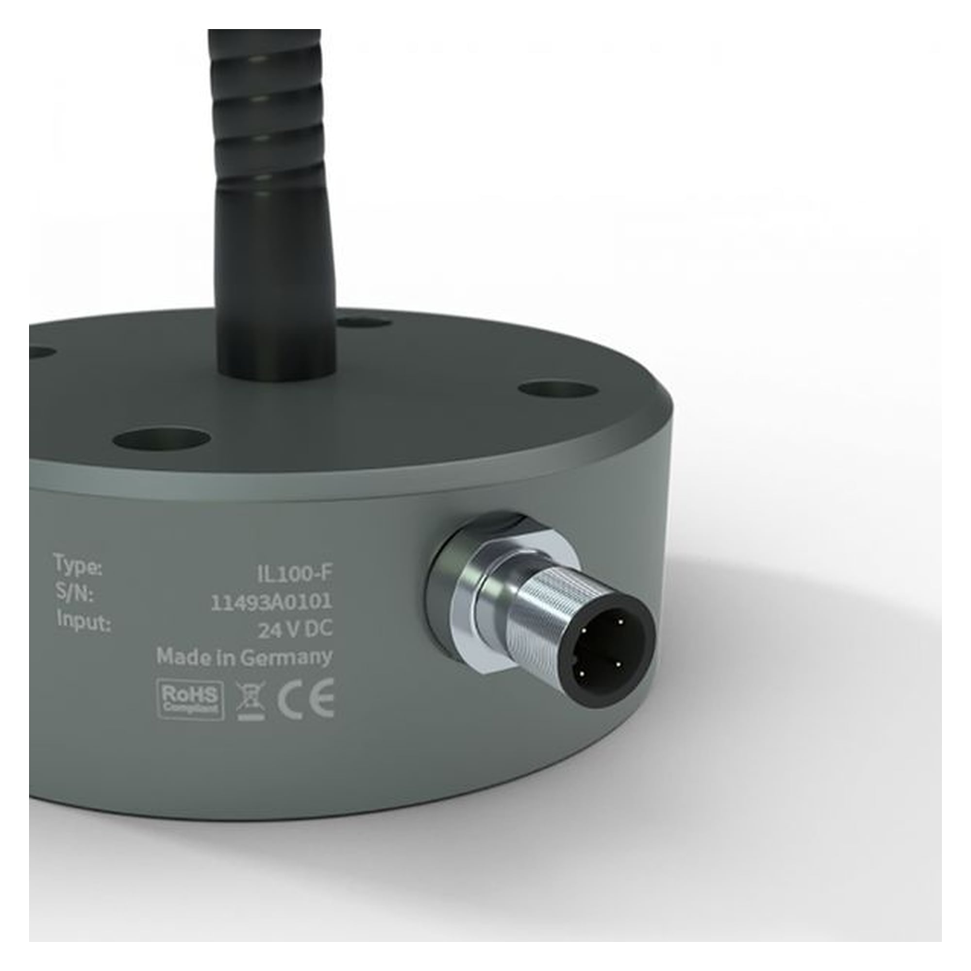 Starlight 100-011494. LED-Maschinenleuchte IL100-F, Flex-Arm, Armlänge 450 mm, mit M12-Stecker 4-polig