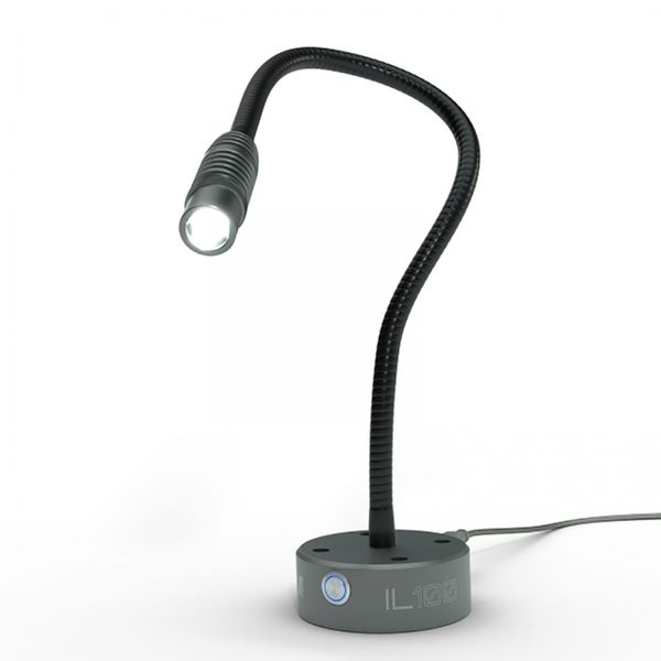 Starlight 100-011494. LED-Maschinenleuchte IL100-F, Flex-Arm, Armlänge 450 mm, mit M12-Stecker 4-polig