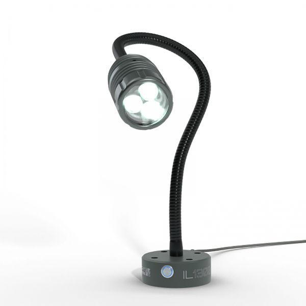 Starlight 100-011707. LED-Maschinenleuchte IL1300-F, Flex-Arm, Armlänge 450 mm, mit M12-Stecker 4-polig