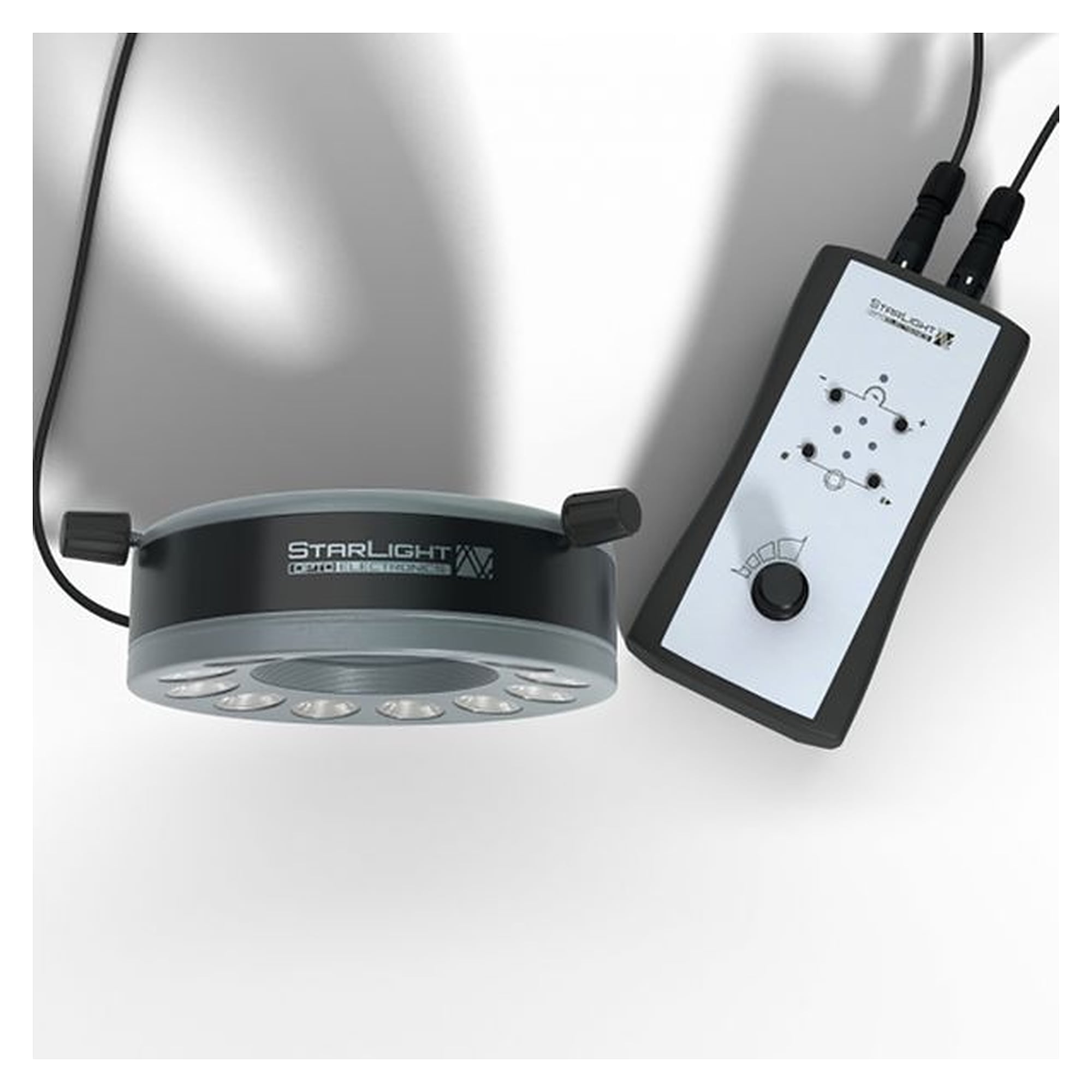 Starlight 100-012009. LED-Segment-Ringlicht, rot 625 nm, Arbeitsabstand 40 mm - 220 mm optimal 100 mm