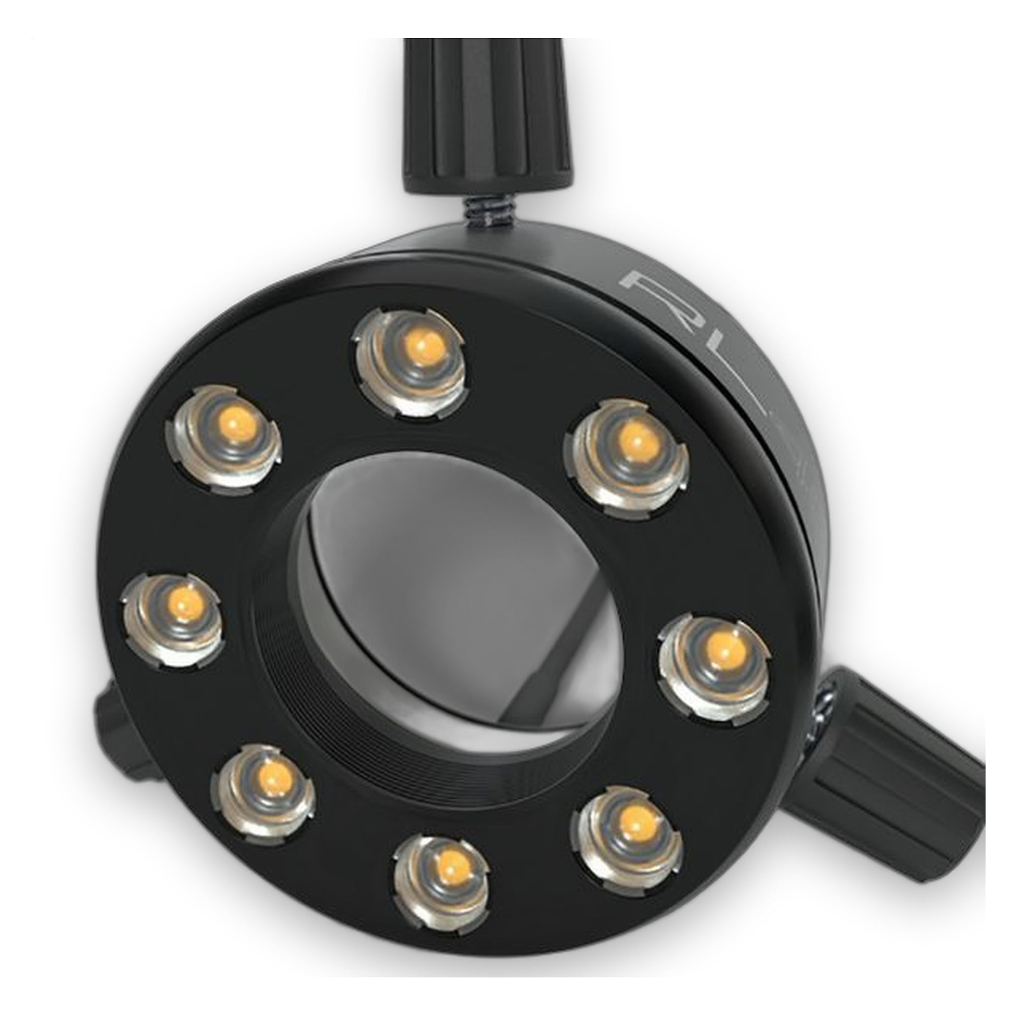 Starlight 100-012071. LED-Ringlicht UV und IR, UV 365 nm, Arbeitsabstand 35 mm, Spanndurchmesser max. 40 mm