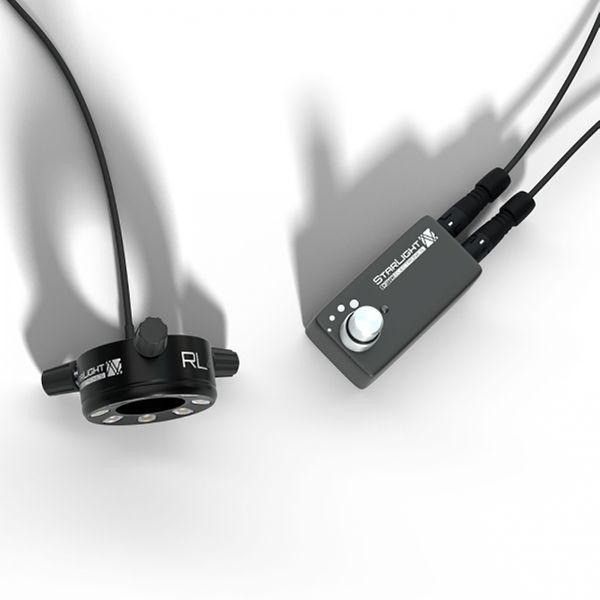 Starlight 100-012071. LED-Ringlicht UV und IR, UV 365 nm, Arbeitsabstand 35 mm, Spanndurchmesser max. 40 mm