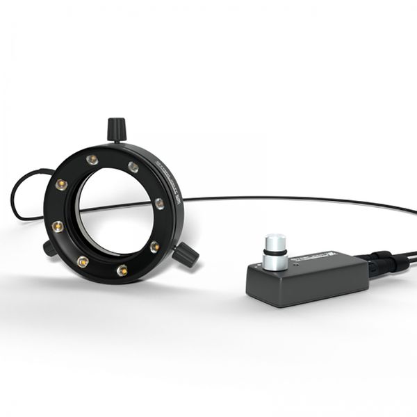 Starlight 100-012298. LED-Ringlicht UV und IR, UV 395 nm, Arbeitsabstand 80 mm, Spanndurchmesser max. 66 mm