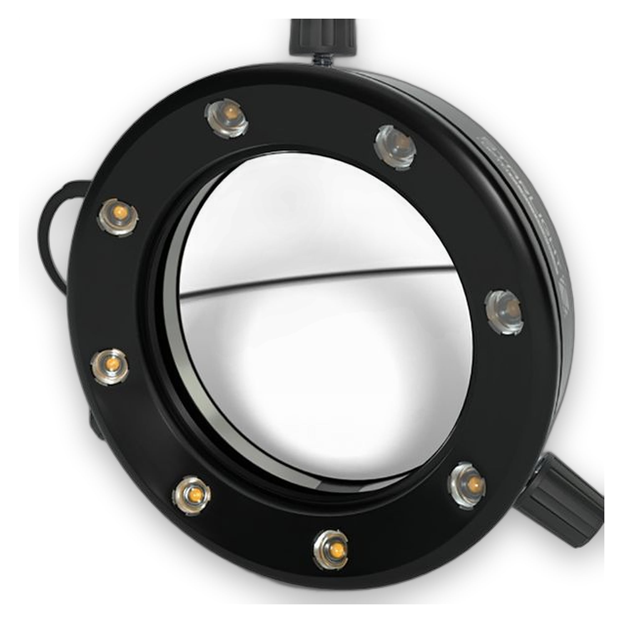 Starlight 100-012299. LED-Ringlicht UV und IR, UV 395 nm, Arbeitsabstand 75 mm, Spanndurchmesser max. 81 mm