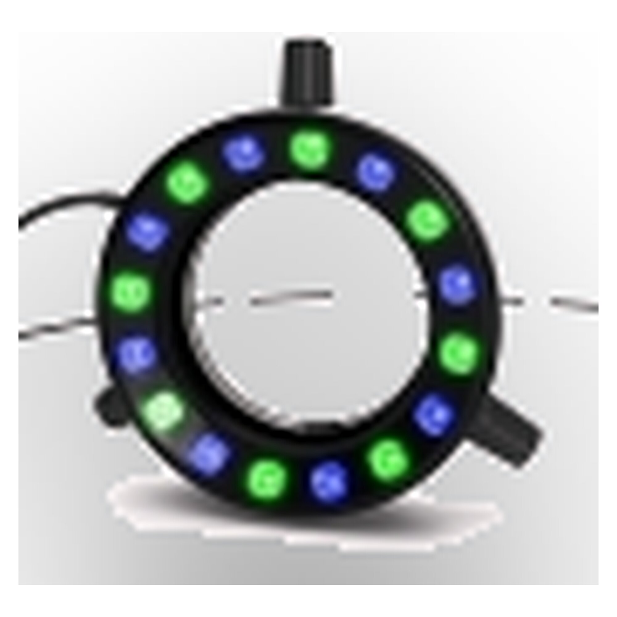 Starlight 100-014090. LED-Ringlicht RL66M-80 PW-UV385, umschaltbar pur-weiß 5.600 K / UV 385 nm, Spann-Ø 66 mm