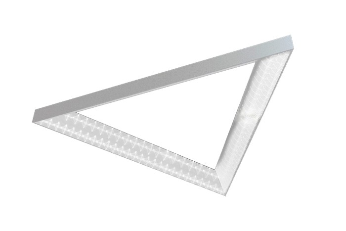 Glamox TRIANGLE-P1300 Dekorationsleuchte, 7600 lm, 4000 K, DALI-dimmbar