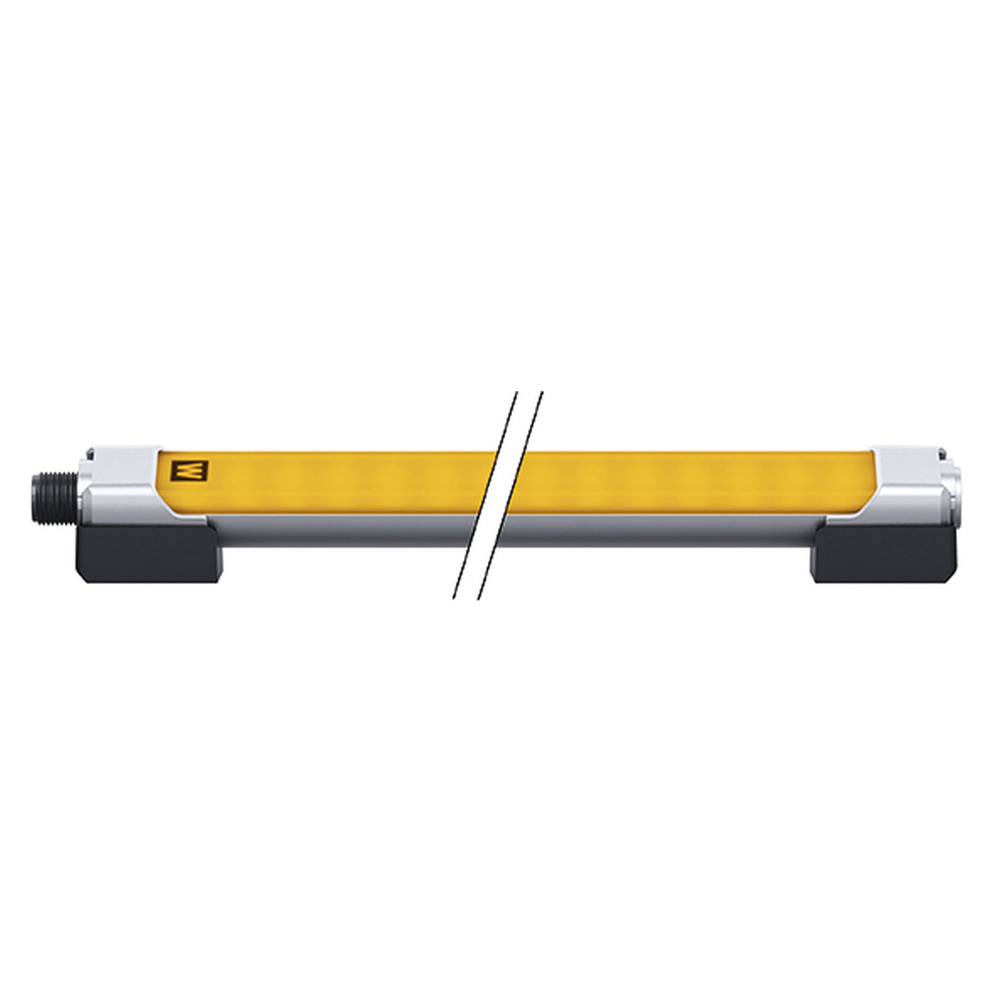 LED-Maschinenleuchte LINURA.edge LEA 1000/YEL/S, Gelblicht, 1500 lm, 1455 mm - Waldmann 114109000-00804413