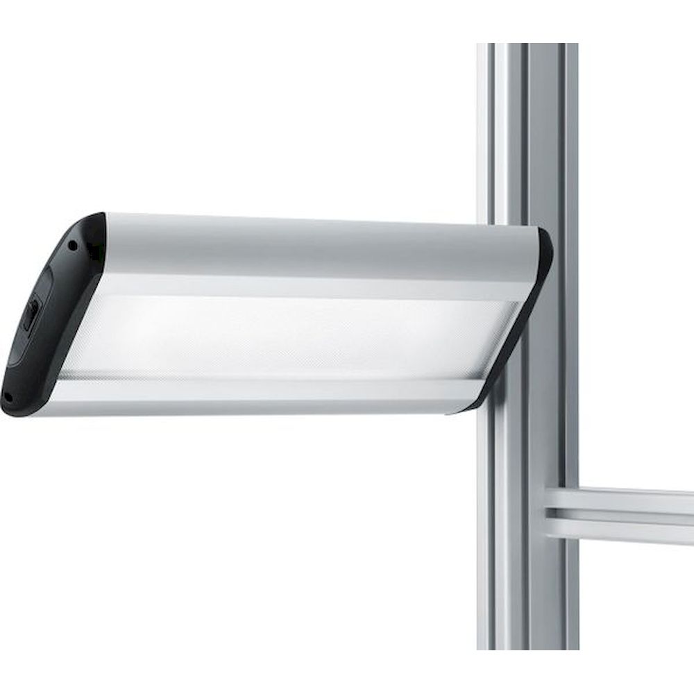 Waldmann LED Systemleuchte TAMETO, seitlich angebunden, 18 W, aluminumfarben