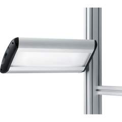 Waldmann LED Systemleuchte TAMETO, seitlich angebunden, 18 W, aluminumfarben