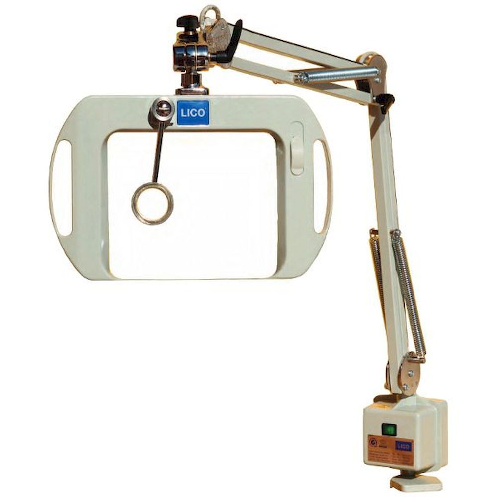 Lico 72400-3-EU-CE-LED-WEIß. Lupenleuchte, 3 dpt., weiß