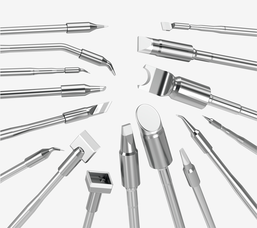 JBC Kartuschenportfolio C115 C210 C245 C470 — über 500 Lötspitzen-Formen bei esd.equipment